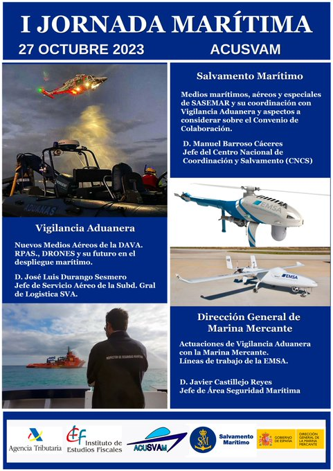 Cartel oficial de la I Jornada Marítima